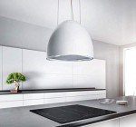 45cm White Island Cooker Hood - Airforce New Moon