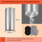 Klarstein Island Cooker Hood with Adjustable Modes