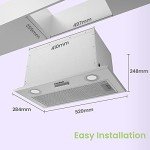 COMFEE' 52cm Stainless Steel Integrated Cooker Hood
