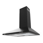 CIARRA CAB6201A 600mm Black Chimney Cooker Hood