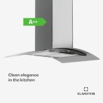 Klarstein 90cm Wall Mount Kitchen Extractor Hood