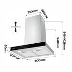 Ciarra 60cm WiFi Touch Control Cooker Hood