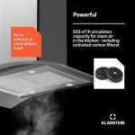 Klarstein 90cm Wall Mount Kitchen Extractor Hood