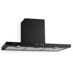 Klarstein 90 cm Black Kitchen Extractor Fan