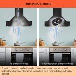 Klarstein 90 cm Black Kitchen Extractor Fan
