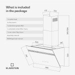Klarstein Alina 70cm Wall-Mount Cooker Hood