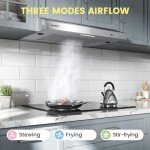 COMFEE' 60 cm Stainless Steel Under Cabinet Hood