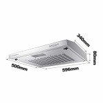 Ciarra 60cm Stainless Steel Wall-mounted Cooker Hood