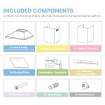 COMFEE' 90cm Class A+ Chimney Extractor Hood