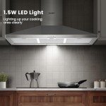 COMFEE' 90cm Class A+ Chimney Extractor Hood