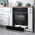 Baridi 60cm Push-to-Open Warming Drawer - Black