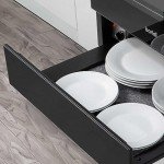 Baridi 60cm Push-to-Open Warming Drawer - Black