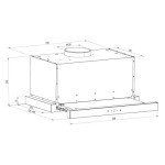 Klarstein Vinea Pull-Out Kitchen Extractor Hood