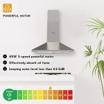 FIREGAS 60cm Stainless Steel Cooker Hood with Filters