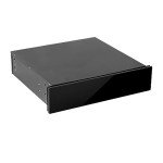 Baridi 60cm Push-to-Open Warming Drawer - Black