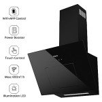 CIARRA 60cm Wi-Fi Kitchen Extractor Hood