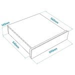 Baridi 60cm Push-to-Open Warming Drawer - Black