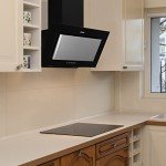 Ciarra 60cm Black Angled Cooker Hood with Filters