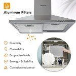 FIREGAS 60cm Stainless Steel Cooker Hood with Filters