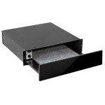 Baridi 60cm Push-to-Open Warming Drawer - Black