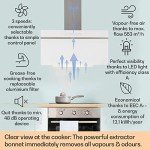 Klarstein Smart Kitchen Extractor Fan Hood 90cm