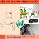 Klarstein Smart Kitchen Extractor Fan Hood 90cm