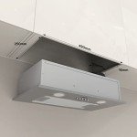 Ciarra 52cm Stainless Steel Integrated Extractor Hood