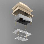 Ciarra 52cm Stainless Steel Integrated Extractor Hood