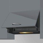 SIA 60cm Black Integrated Cooker Hood Extractor