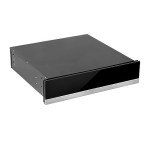 Baridi 60cm Built-In Warming Drawer - Black/Silver