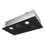 Ciarra 52cm Black Integrated Cooker Hood