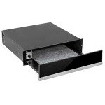 Baridi 60cm Built-In Warming Drawer - Black/Silver