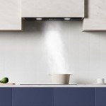 Ciarra 52cm Black Integrated Cooker Hood