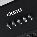 Ciarra 52cm Black Integrated Cooker Hood