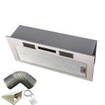 SIA 70cm Built-In Canopy Cooker Hood Extractor