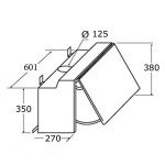 SIA INT60BL 60cm Black Integrated Cooker Hood