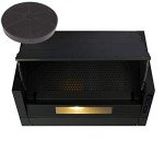 SIA INT60BL 60cm Black Integrated Cooker Hood
