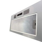 SIA 70cm Built-In Canopy Cooker Hood Extractor