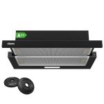 Ciarra 60cm Telescopic Extractor Hood with LED