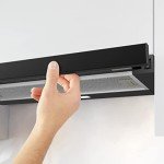 Ciarra 60cm Telescopic Extractor Hood with LED