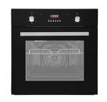 Cookology 60cm Black Built-in Electric True Fan Oven