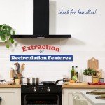 90cm Russell Hobbs T-Shaped Black Cooker Hood