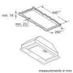 Neff Built-in Canopy Cooker Hood 53 cm Anthracite
