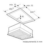 NEFF Silver Built-in Cooker Hood D5655X1GB