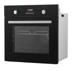 Cookology 60cm Black Built-in Electric True Fan Oven