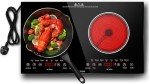 Noxton 30cm Double Electric Ceramic Hob with Timer