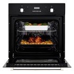 Cookology 60cm Black Built-in Electric True Fan Oven