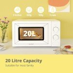 COMFEE' 700W 20L White Microwave Oven