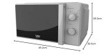 Beko Solo Microwave with Auto-Defrost, 20L 700W