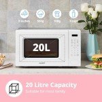 COMFEE' 20L 700W Digital Microwave Oven - White